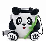 YY Vertical Bolsa de tiza Panda para escalada en roca, gimnasia y boulder, adecuada para adultos y niños, bonita bolsa de tiza animal con cinturón, ideal para escalada en roca