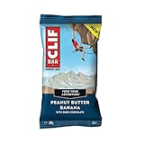 CLIF Barrita Energética Crema De Cacahuete Banana - Clif - 68 G (Caja 12 Uds - Total: 816 G) , 12 x 68.00 g