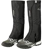 Unigear Polainas 1 Par Impermeable Prueba de Viento Nieve Lluvia Protección para Las Piernas Deporte al Aire Libre Montaña Senderismo Caza Esquí Escalada Guardia Anticorte Transpirable Viajes