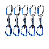 Mammut Cinta 5Er Pack Crag Indicator Express Sets, Unisex Adulto, Multicolor (Straight Gate/Wire Gate, Silve), 10 cm