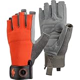 Black Diamond Crag Half Finger Guantes de Escalada, Unisex-Adult, Octane, L